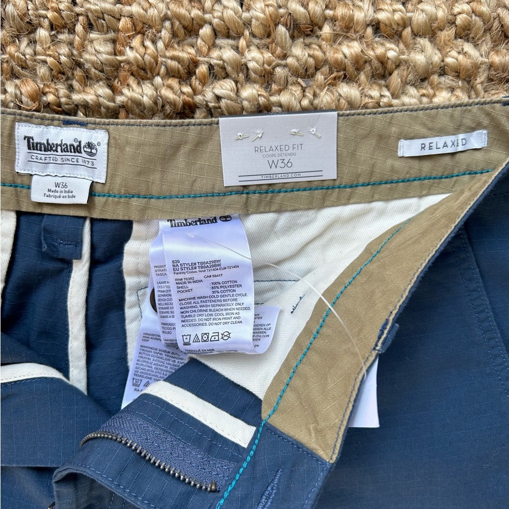 NWT Timberland Men’s Lightweight Flat Front Chino Shorts - Picture 7 of 13